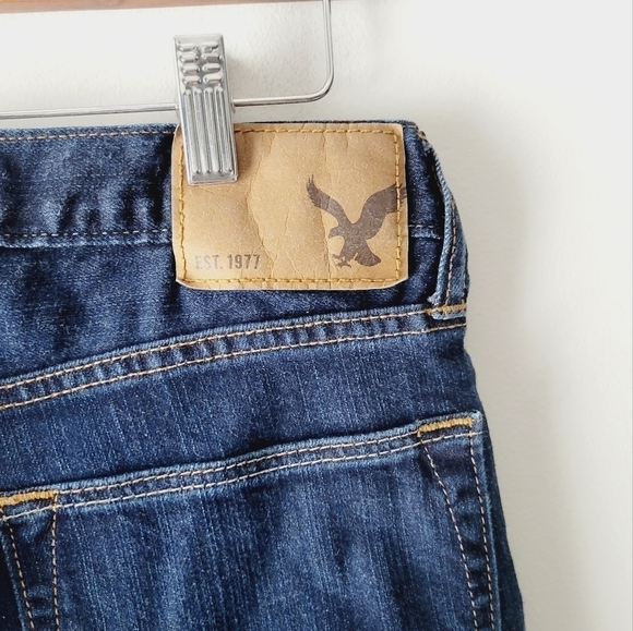 Man's American Eagle dark blue skinny jeans size 32"x32" - Picture 5 of 6